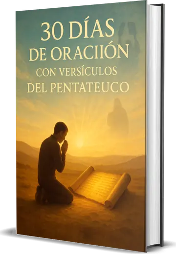 Portada de 30 Días de Oración con versículos del Pentateuco
