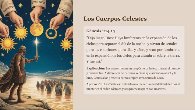 Génesis 1:14-15 explicado